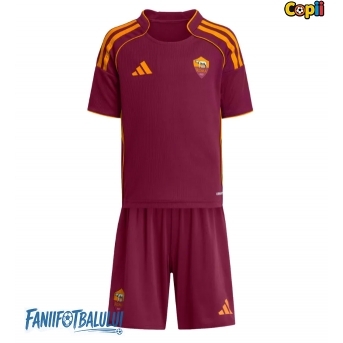 AS Roma Echipament de Fotbal Replică 2025-26 Copii Acasa (+ Șorturi)